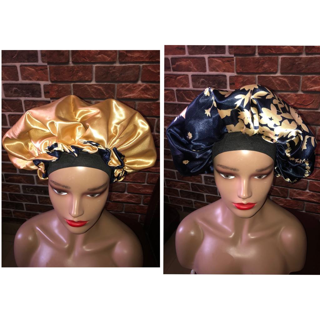 Satin hotsell bonnet cap